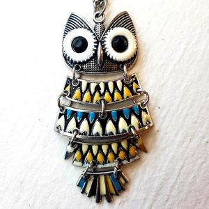 Spell owl pendant necklace